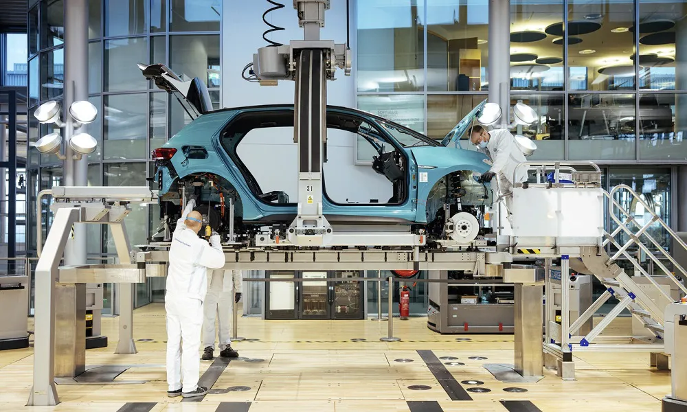 Fabrica alemana de Volkswagen