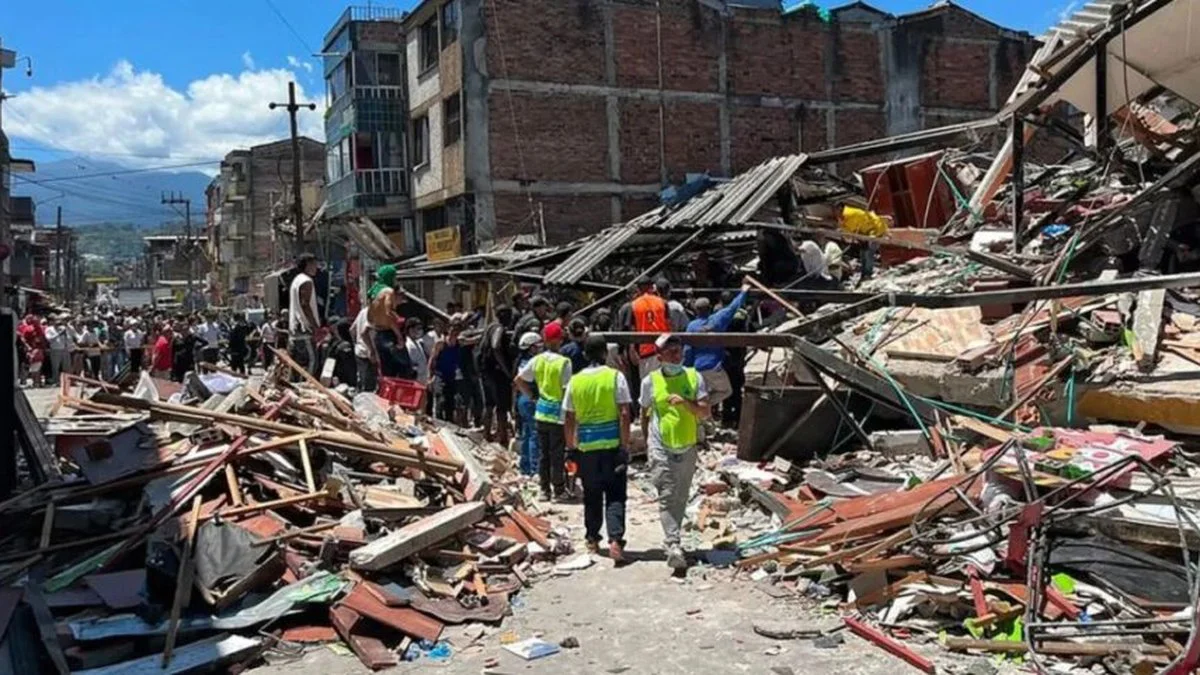 Terremoto en Colombia. Foto Radio UNR