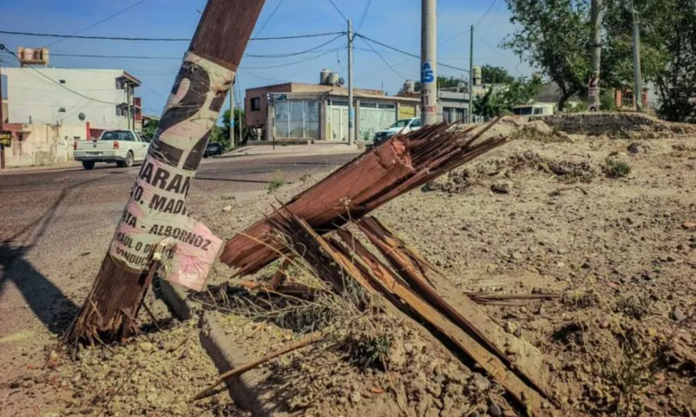 poste quebrado