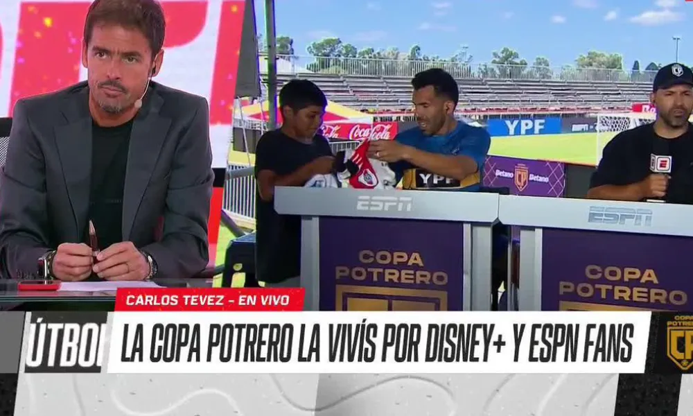 Tévez en la Copa Potrero