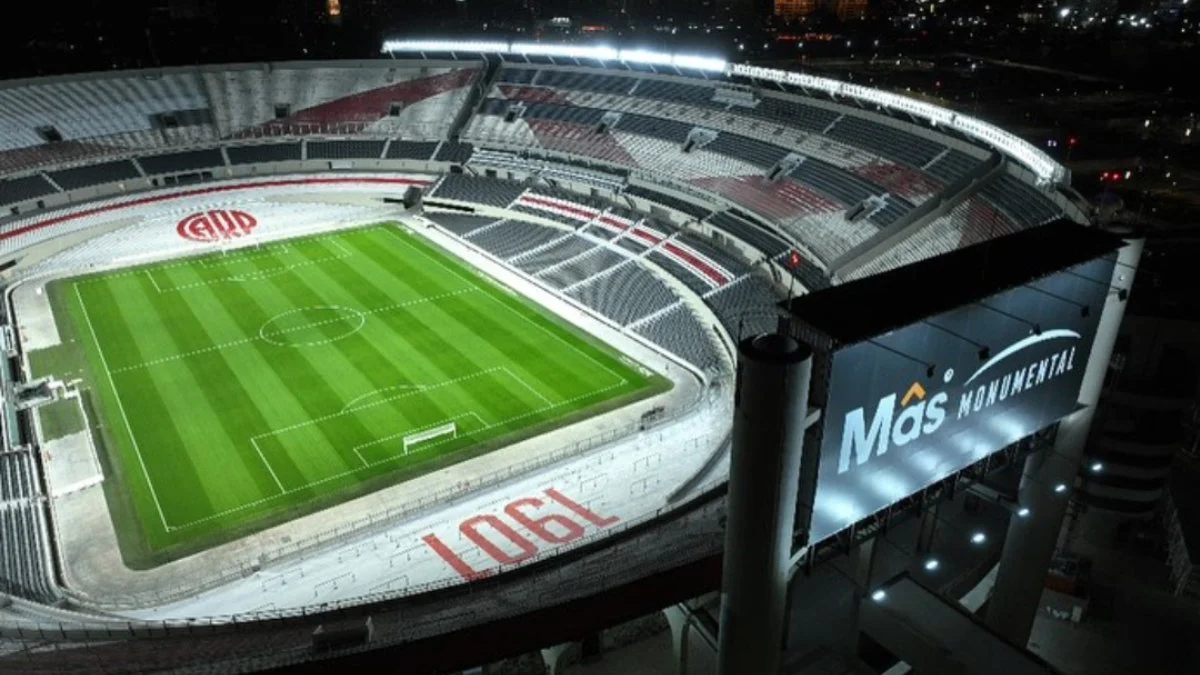 Estadio Monumental. Foto X @RiverPlate