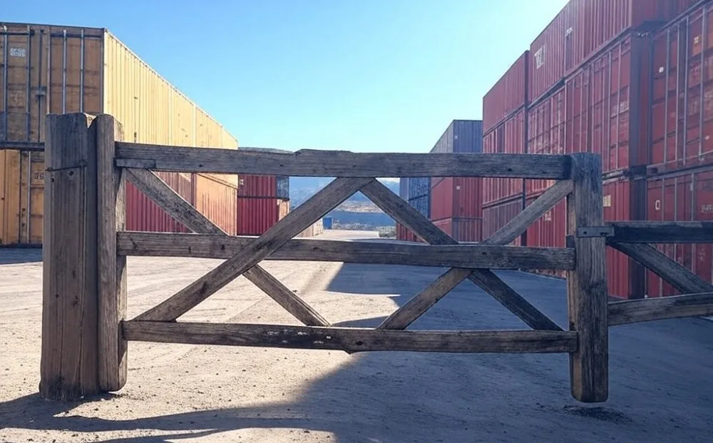 tranquera campo exportaciones Foto: Grok