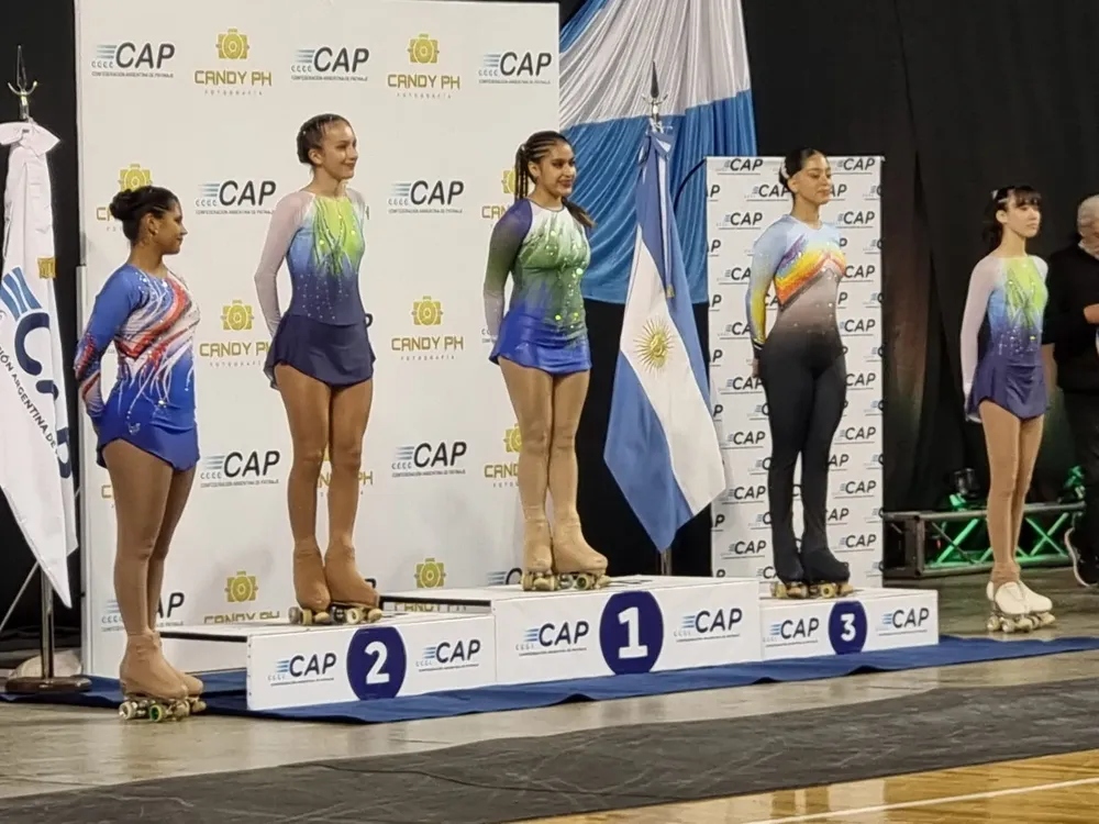 UNA MADRYNENSE SE CORONÓ CAMPEONA NACIONAL DE PATÍN