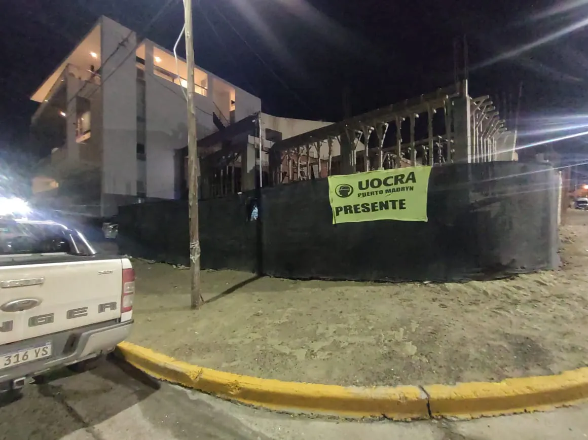 Obra en construcción donde se llevó a cabo el robo