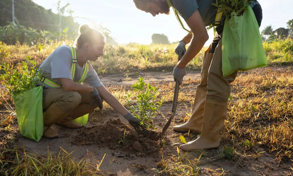 Plantación de árboles. Imagen ilustrativa