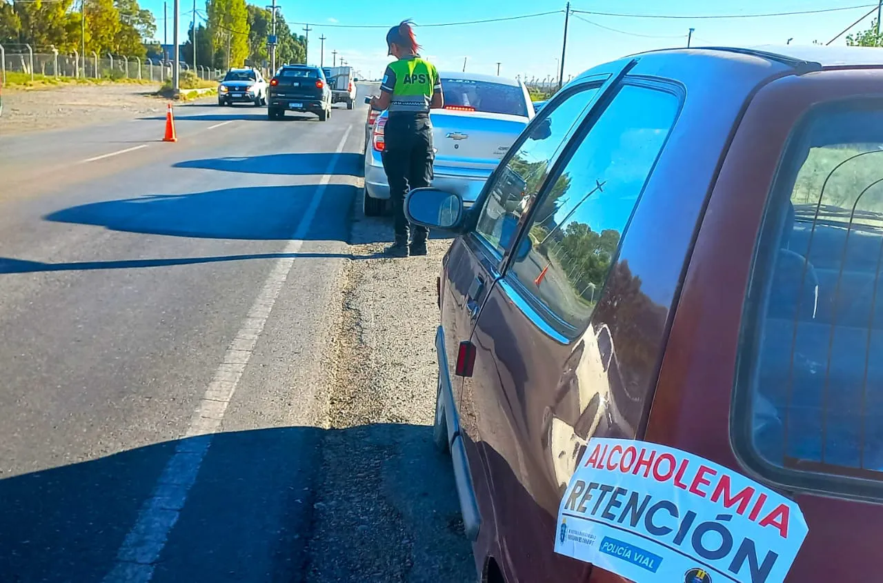 Más de 8 mil  vehículos controlados durante el fin de semana en Chubut