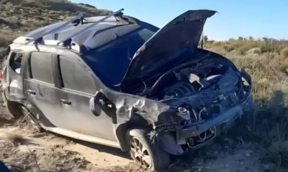 Renault Duster volcada