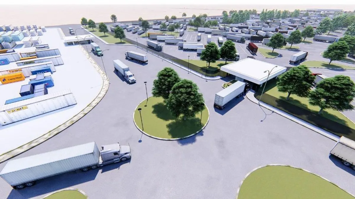 Maqueta Polo Logístico de Trelew