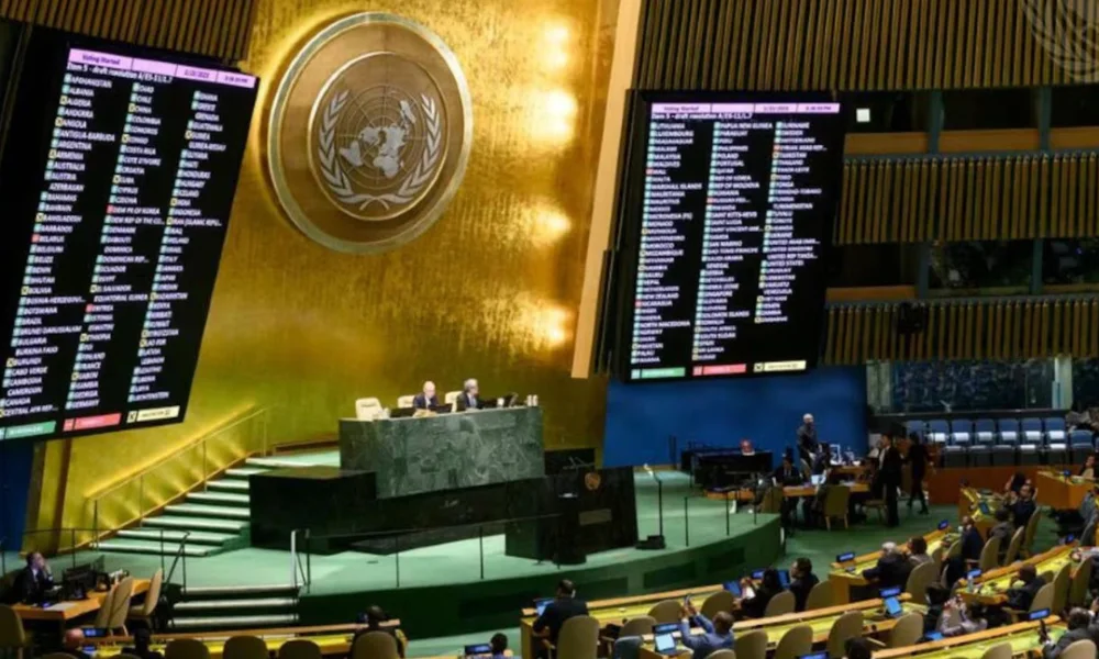 Mientras una amplia mayoría respaldó una resolución sobre la esclavitud, el país se alineó con un grupo muy reducido.