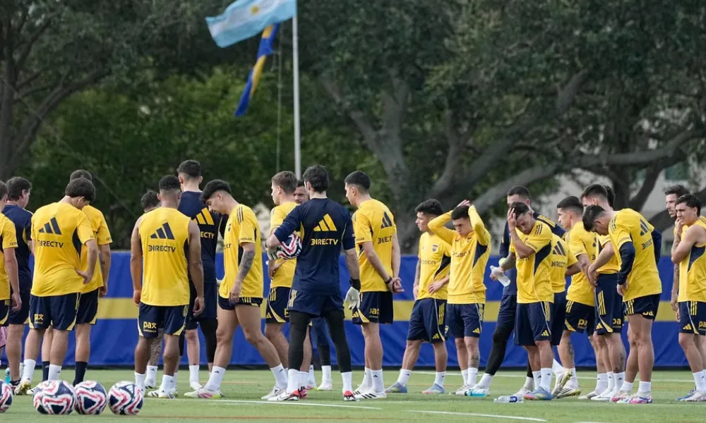 Entrenamiento de Boca