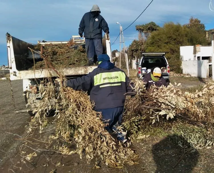 La Municipalidad de Rawson realizó trabajos de limpieza en Playa Magagna