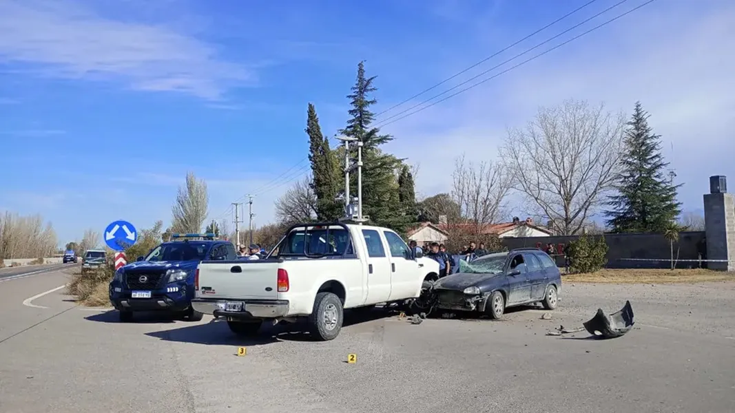 Choque frontal en la Ruta 40