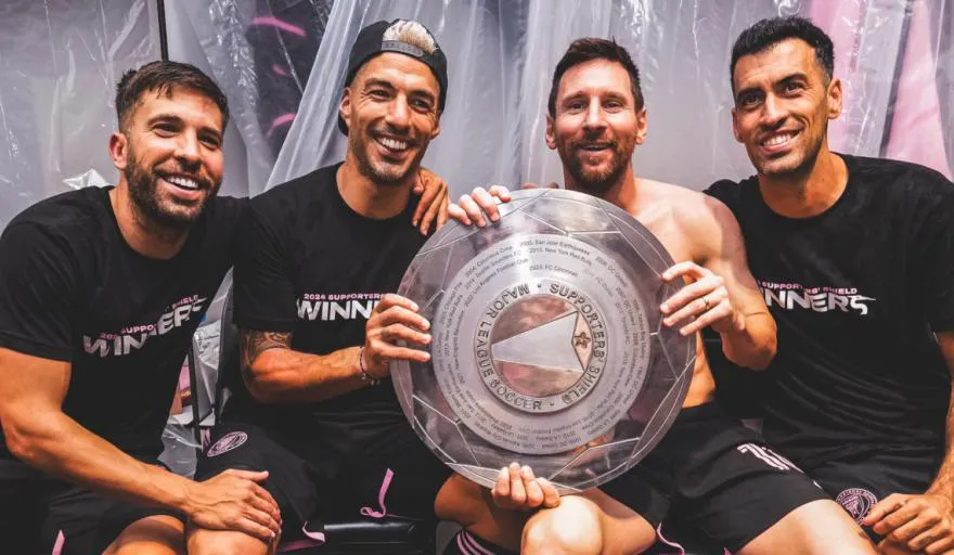 Otro festejo para Messi