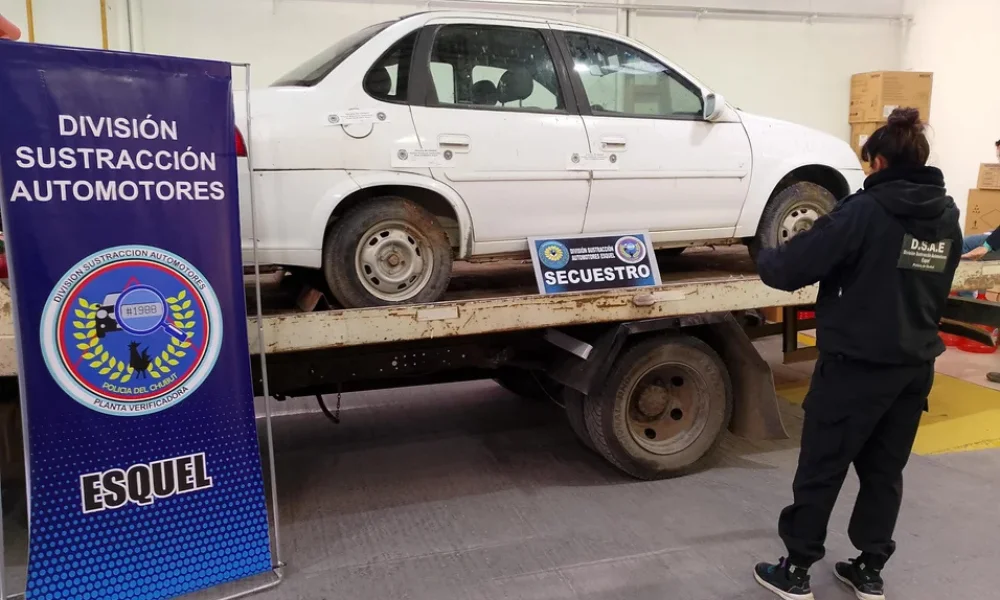 Auto secuestrado