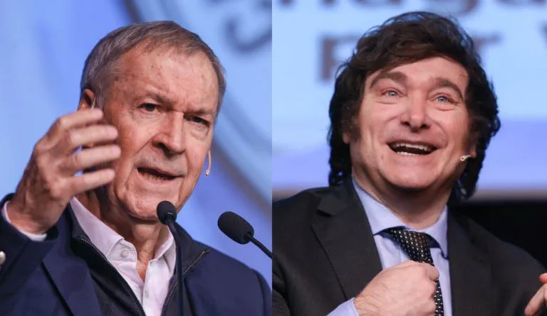 Juan Schiaretti y Javier Milei
