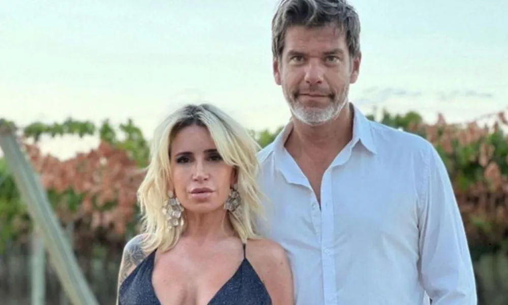 Flor Peña y su marido