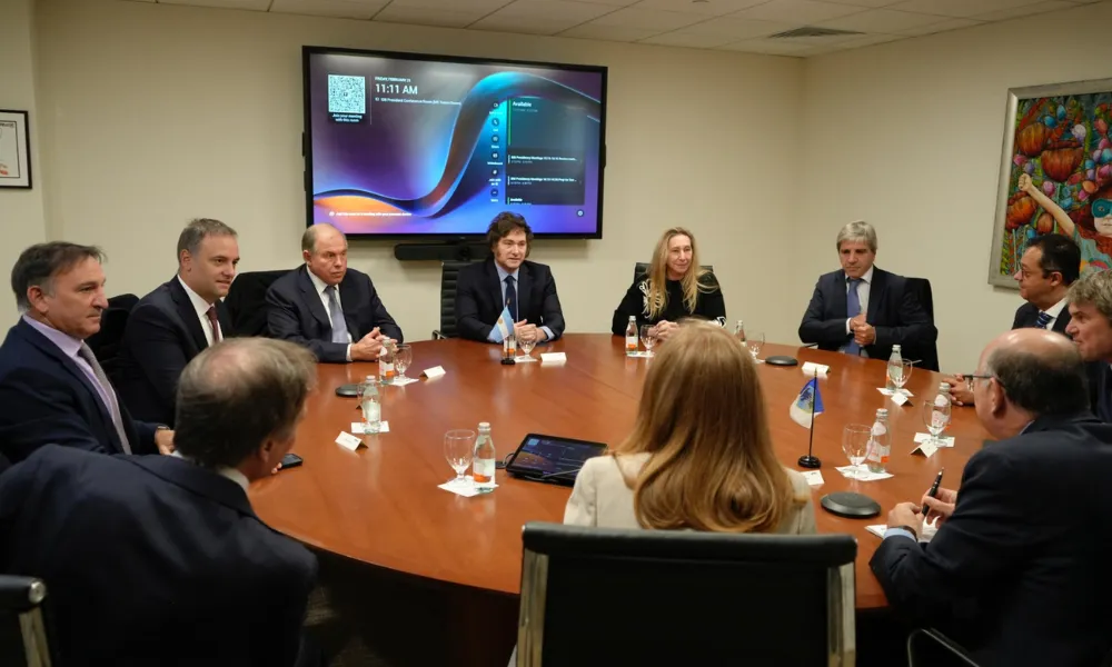 Reunión con el BID en Casa Rosada