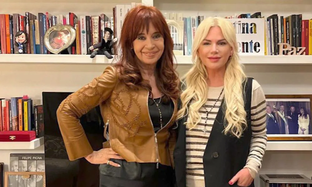 Cristina recibe la visita de Esmeralda Mitre durante su condena Foto X Esmeralda Mitre