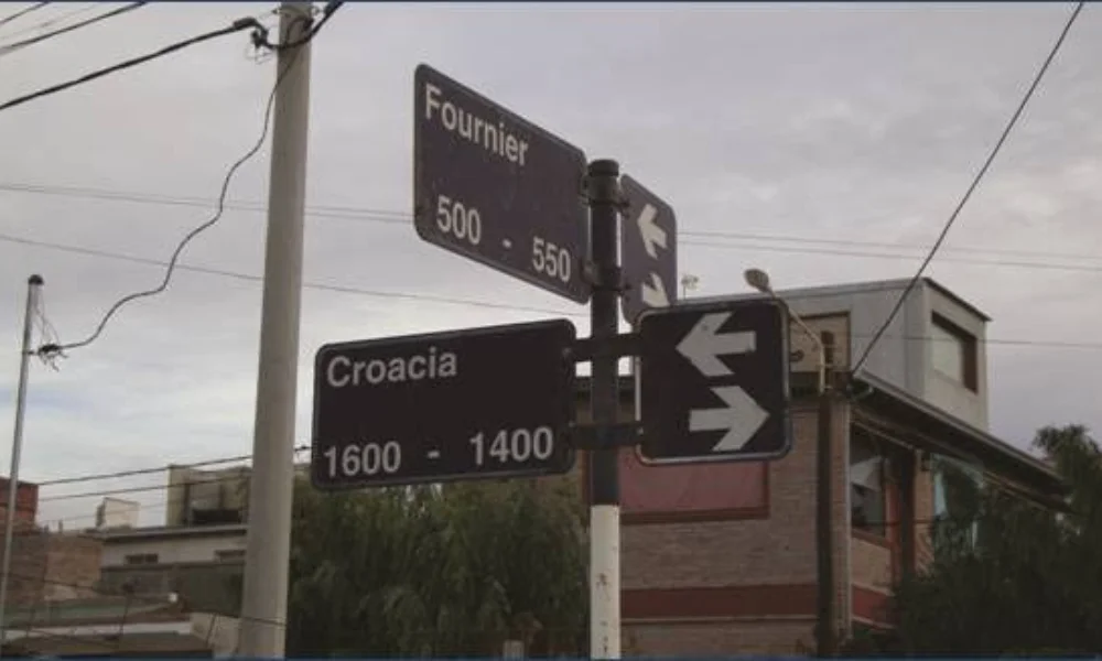 Calle Croacia en Puerto Madryn