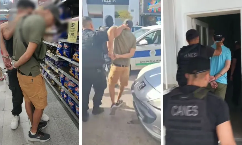 detenidos en Puerto Madryn