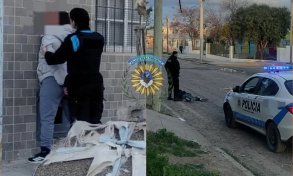 Dos personas detenidas y el secuestro de un arma de fabricación casera en Puerto Madryn.