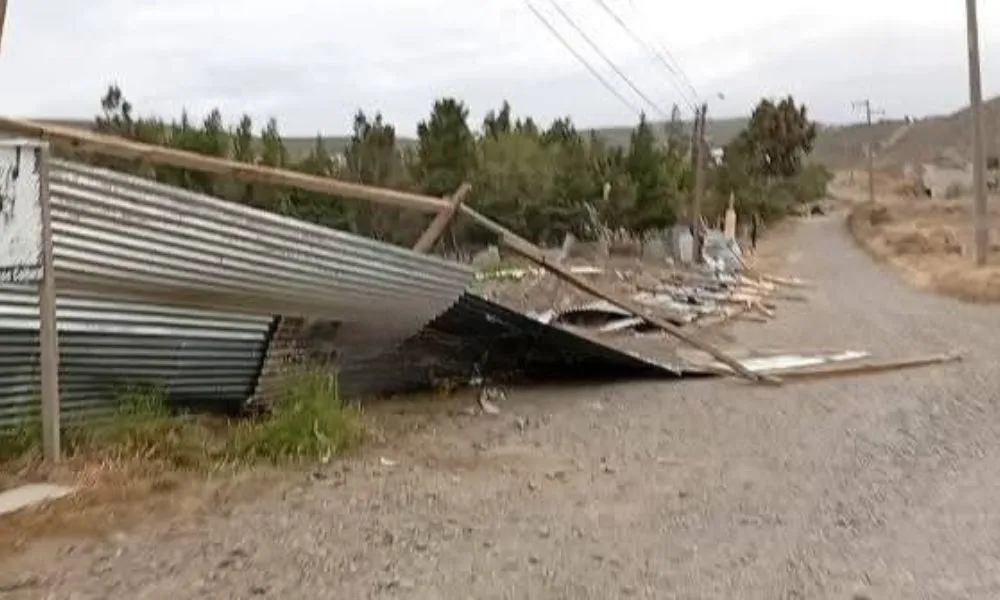Temporal de viento en Comodoro. Foto: El Comodorense
