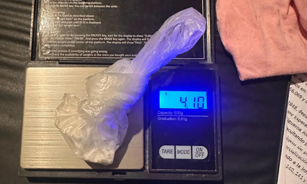 secuestro de cocaína