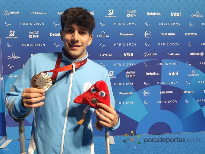 Iñaki Basiloff se colgó el bronce en los 400 metros libres de natación