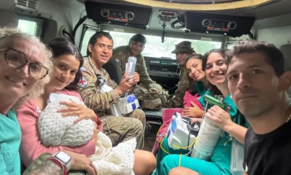 Rescate de bebés en Bahía Blanca