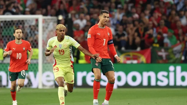 Cristiano otra vez campeón Portugal le ganó a la España de Lamine Yamal.