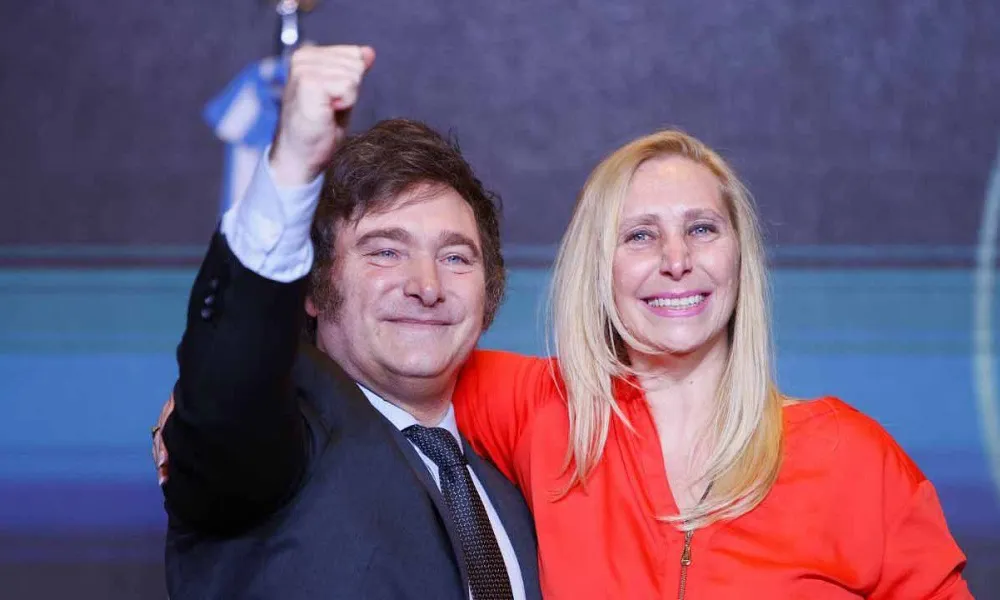 Javier y Karina Milei