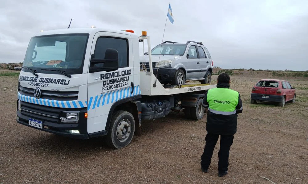 Depósito de autos en Madryn