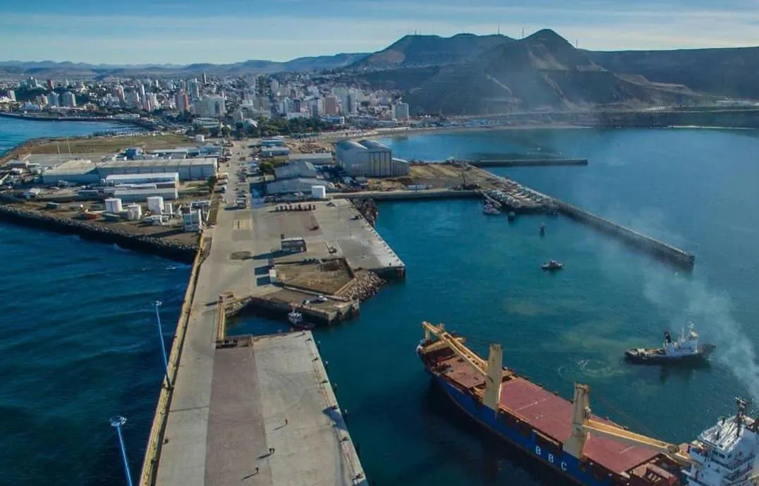 Provincia avanza con la obra de dragado en el Puerto de Comodoro Rivadavia