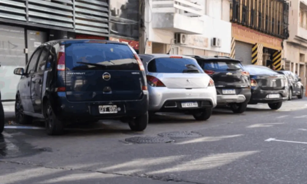 Estacionamiento a 45°