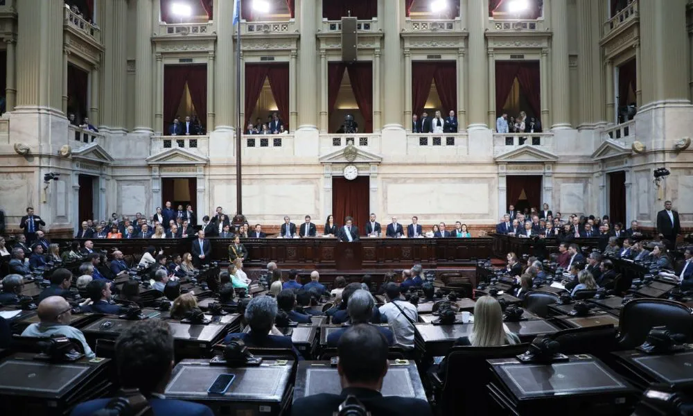 Javier Milei en el Congreso