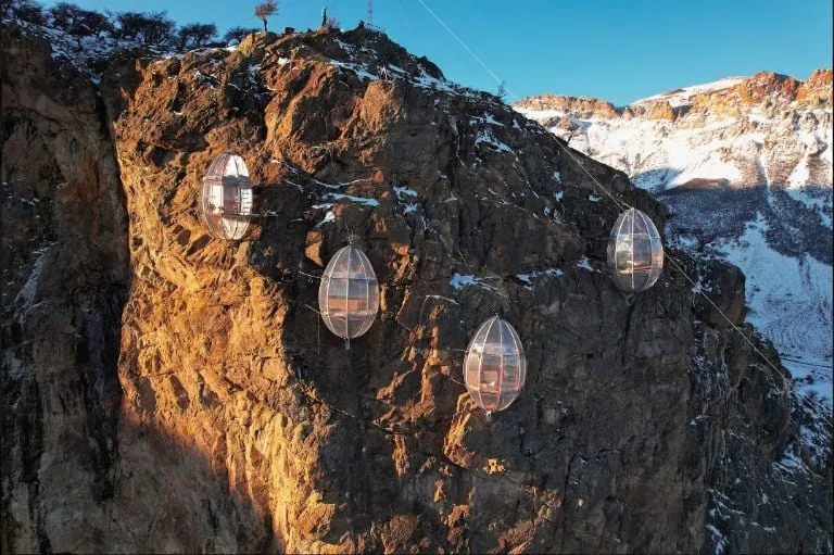 Cápsulas para dormir en el Chaltén