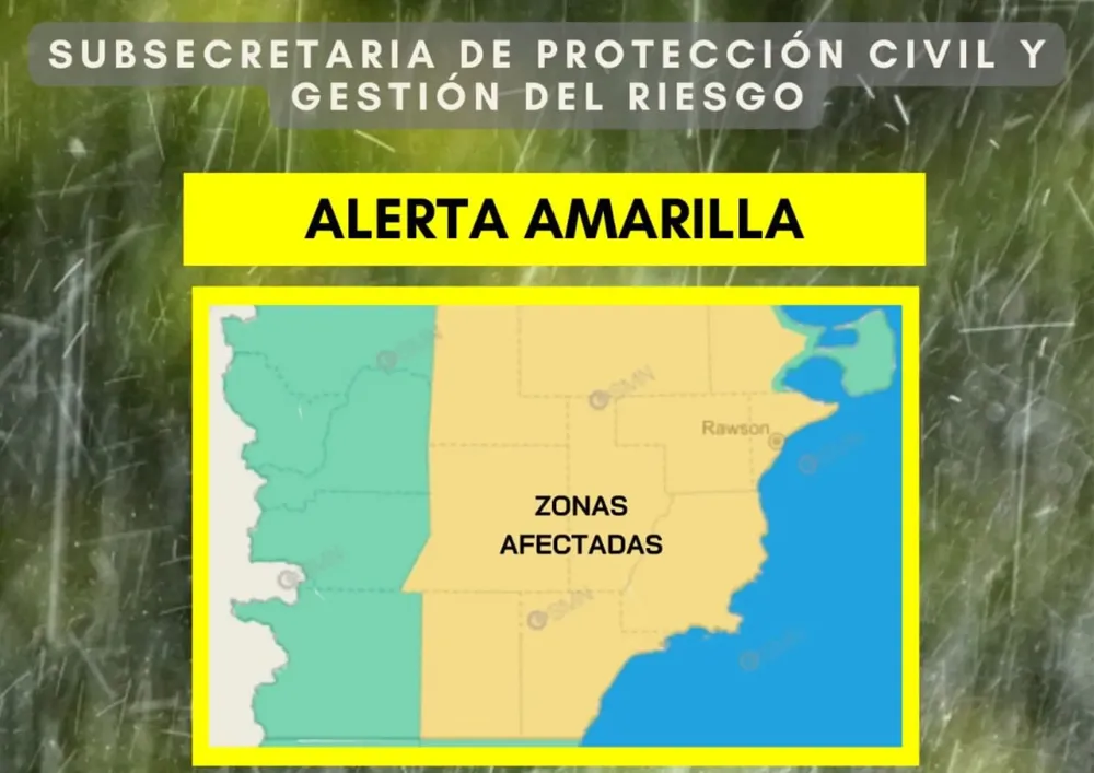 Alerta Amarilla por lluvias intensas