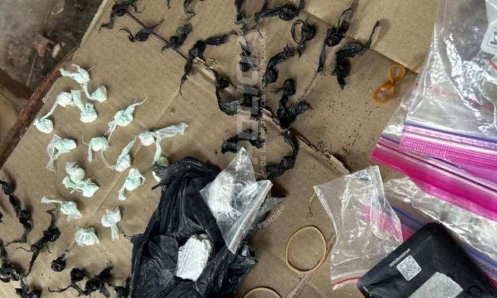 Descubren droga en Centenario