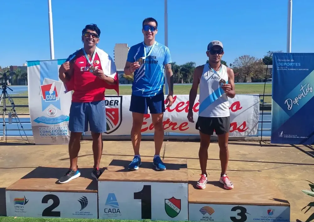 Alan Colazo se consagró tres veces en el podio nacional