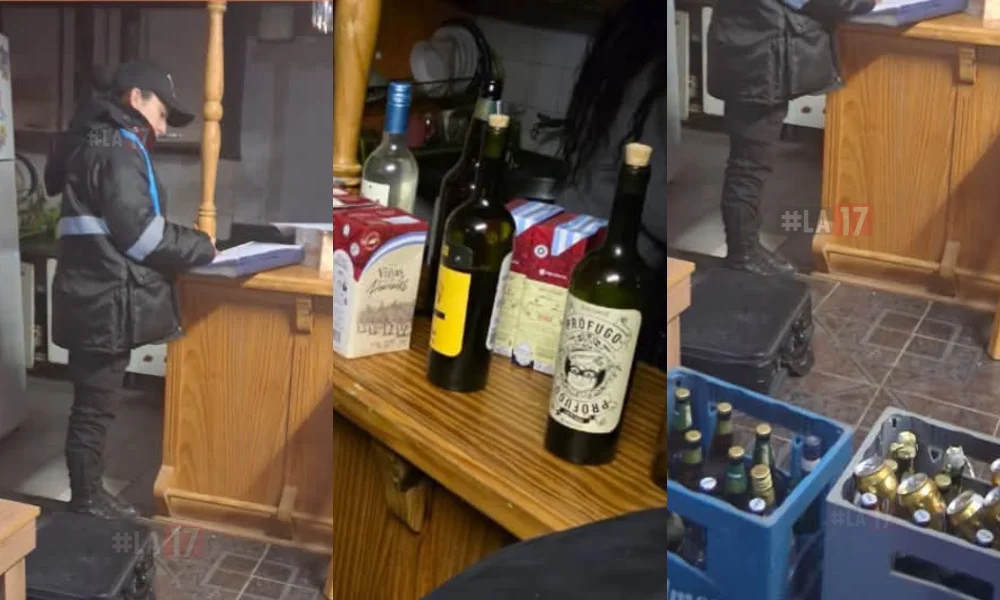 Secuestro de bebidas en Trelew
