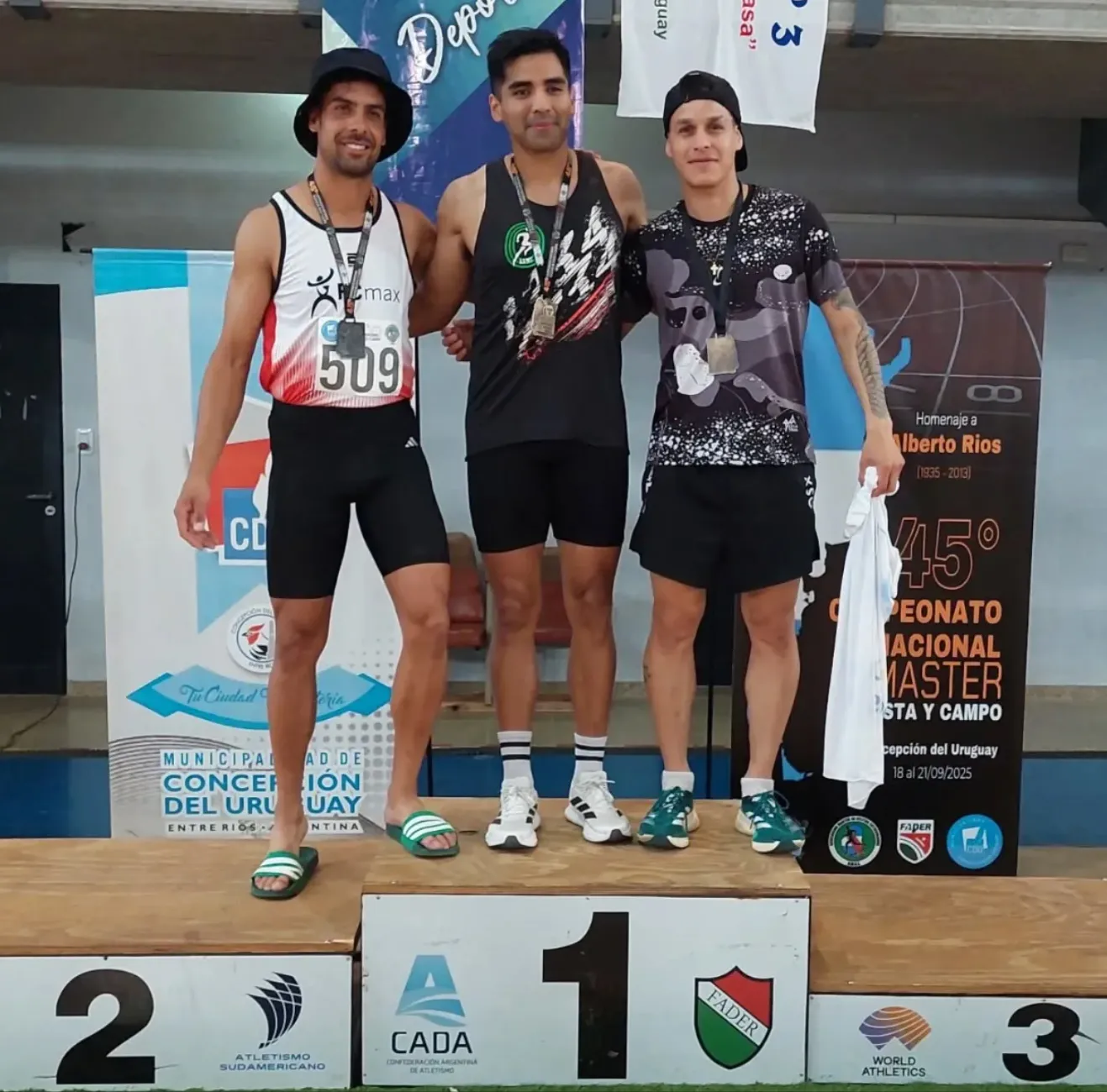 Alan Colazo logró una destacada actuación en el Nacional Máster