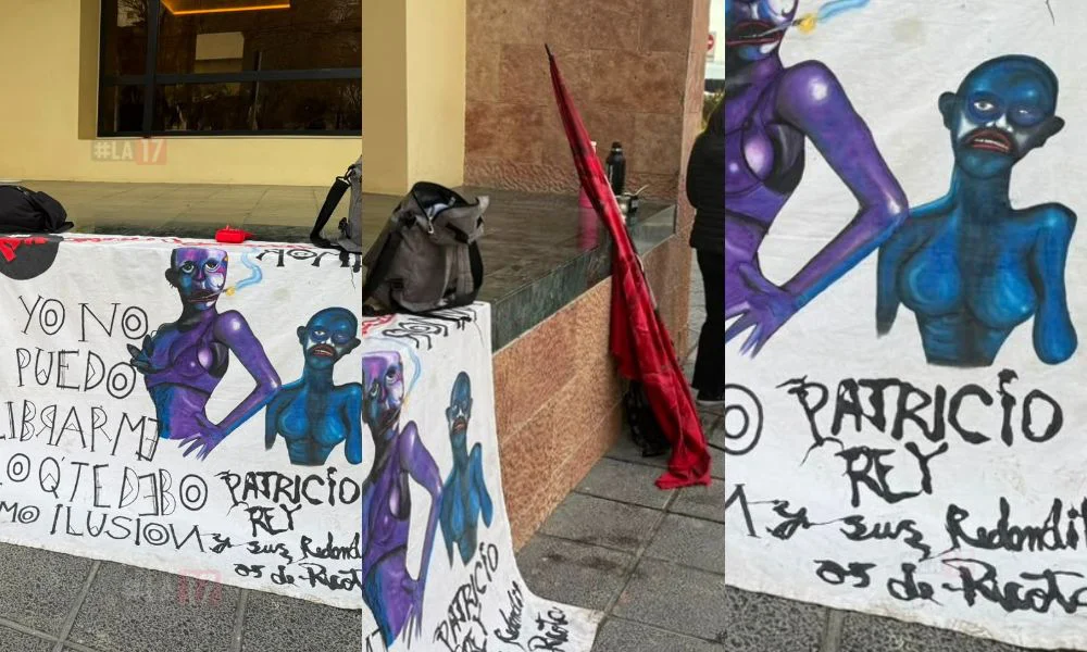 Banderas fanaticos del Indio en Comodoro