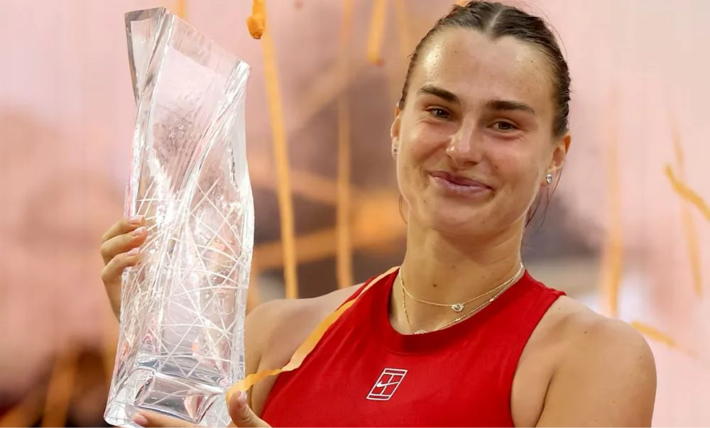 La número uno del mundo venció a Gauff en tres sets en Miami.