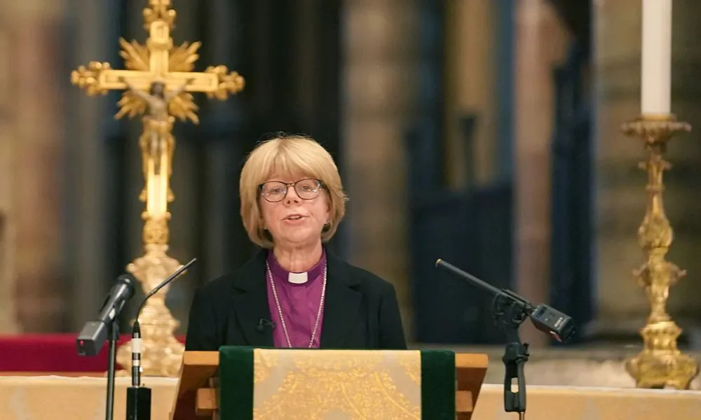 Sarah Mullally. Foto: AP / Euronews