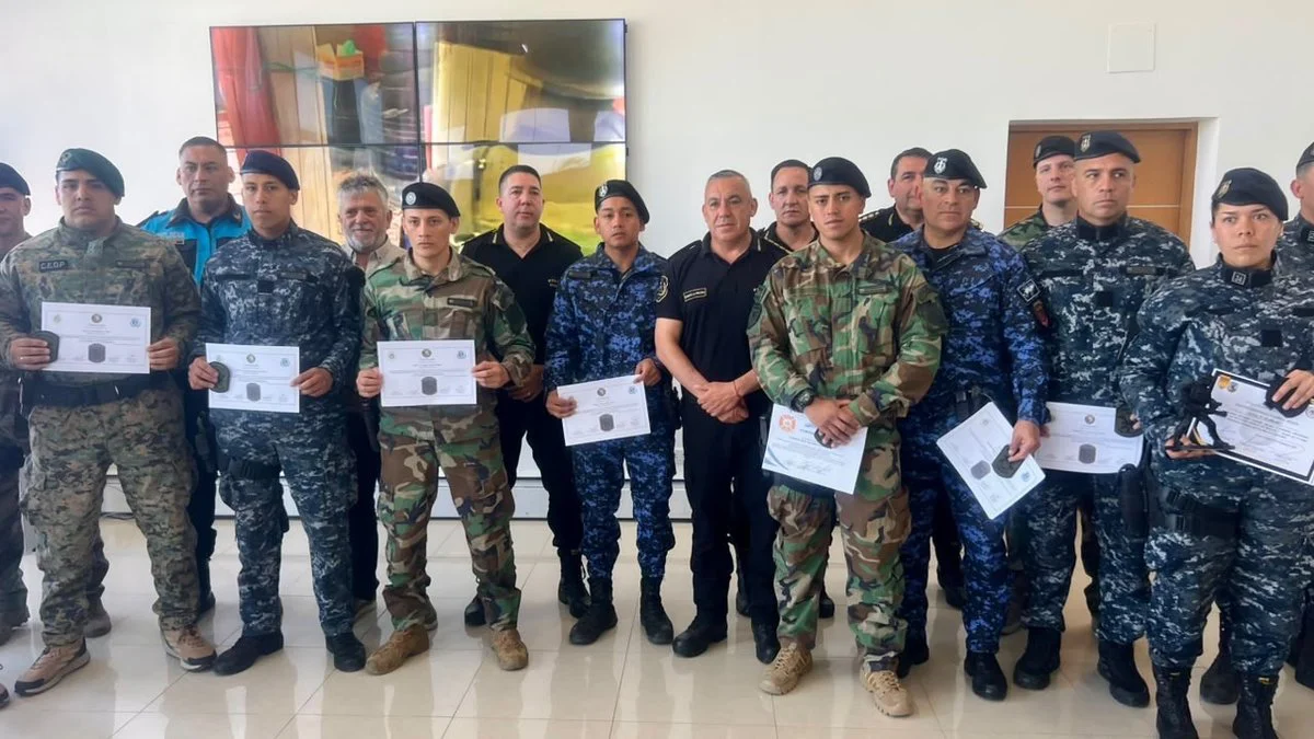 Capacitación del GEOP en Rawson