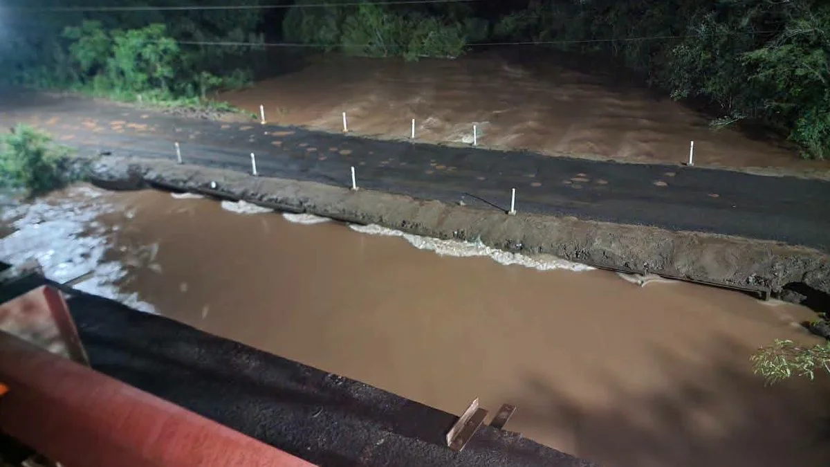 Crecida de ríos en Misiones foto Policía