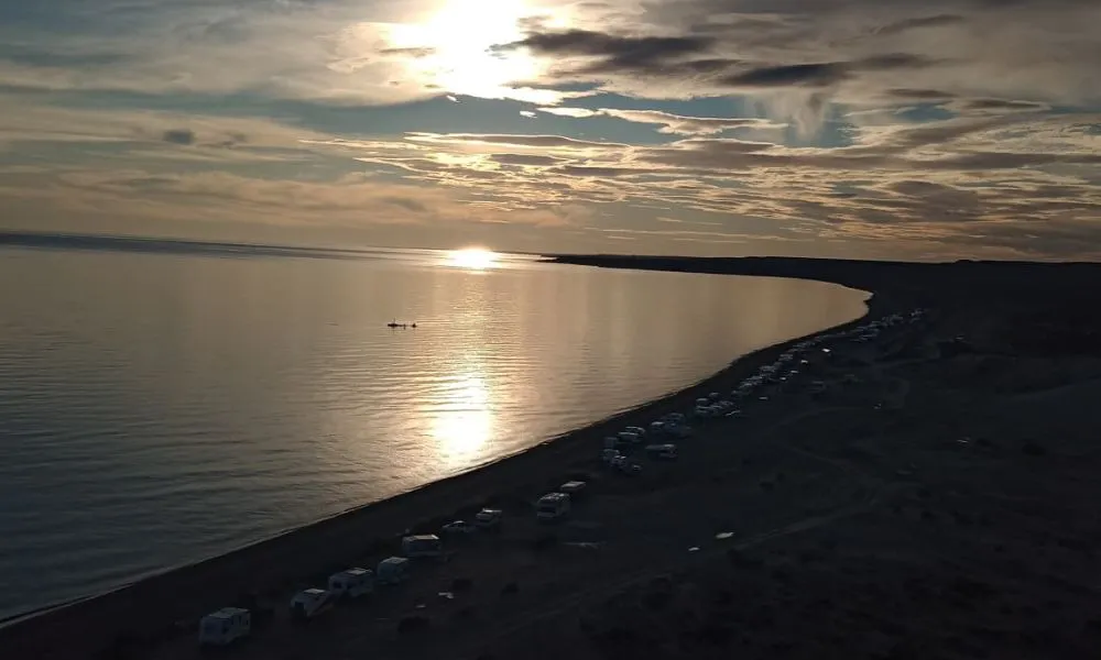Amanacer en Madryn foto fotero Patagónico