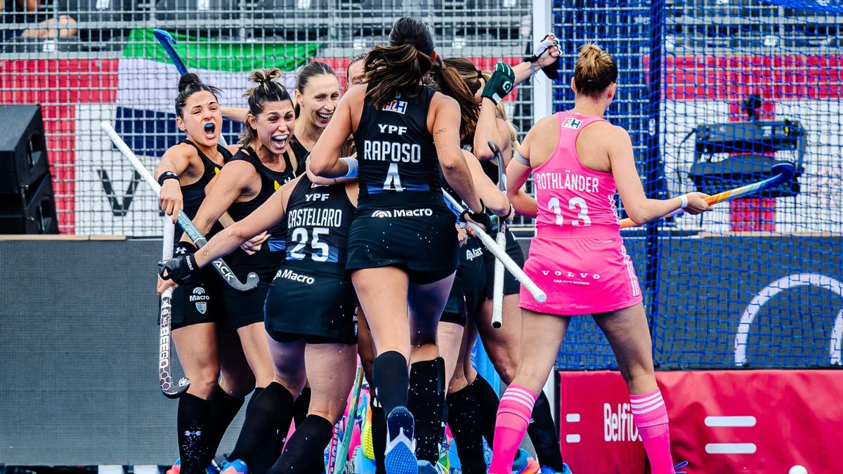 Las Leonas. Foto X @FIH_Hockey / @ArgFieldHockey