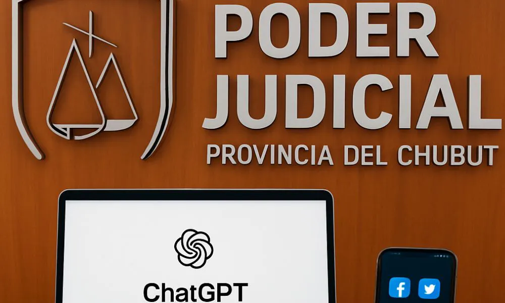 Poder Judicial de Chubut Chat GPT foto ilustrativa generada por LA17