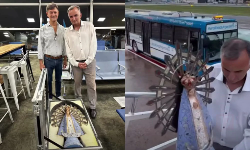 La Virgen Malvinera ya recorre Chubut con actos y vigilia rumbo al 2 de abril